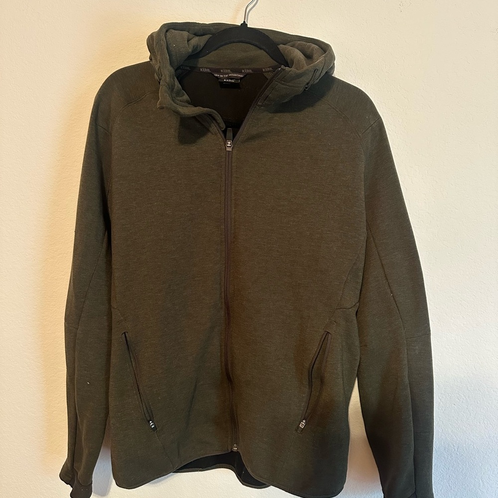 Kuhl Men's Forest Green Zip-Up Sweater